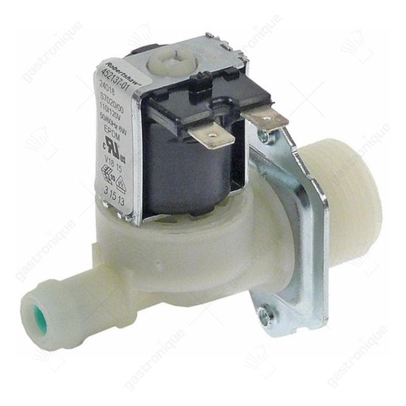 magneetventiel eenvoudig recht 110/120VAC ingang 3/4" uitgang 13,5 t.max. 90°C ROBERTSHAW