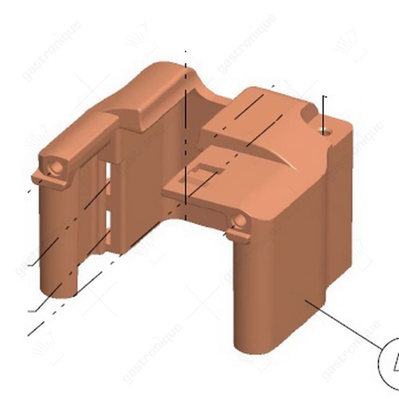 Behuizing voor Sensor afdruiprek passend voor de Jong Duke - Image 1