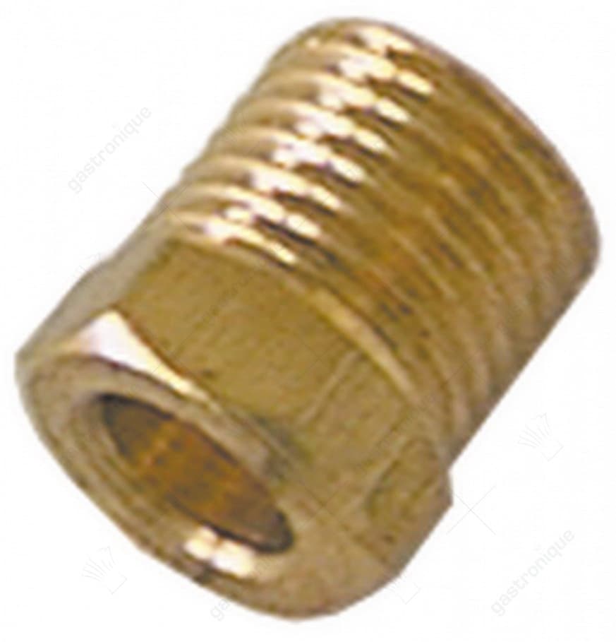 knelschroef voor pijpø 6mm draad M10x1 BiD ø 6,2 mm L 12 mm SB 10 vpe 1 stuk
