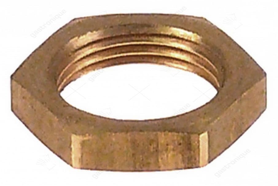 moer draad M14x1 H 3,5mm SB 18 koper vpe 1stuk - Image 1