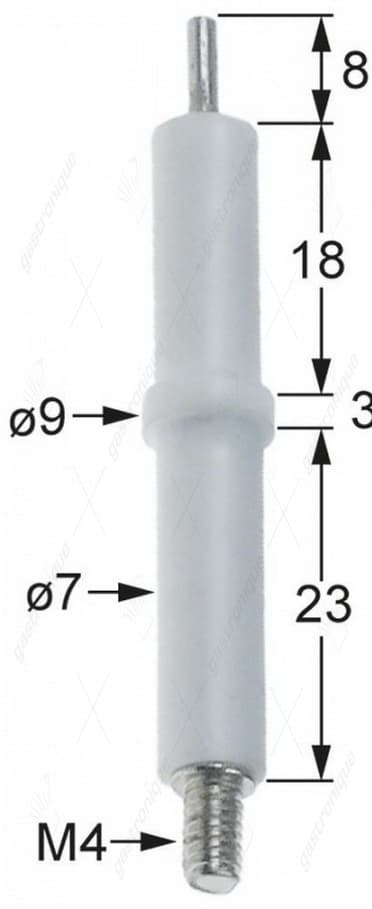 bougie ontstekingskabels rond ø 6,5x45mm