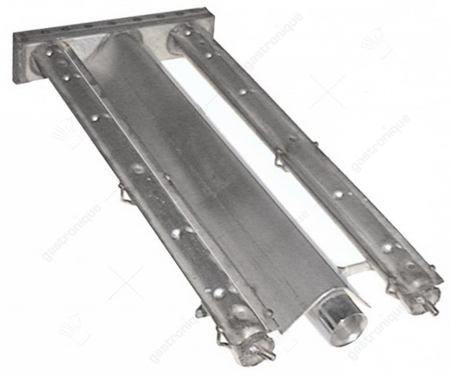 staafbrander 2-rijen L 430mm B 205mm H 45mm 6,95kW lavasteengrill