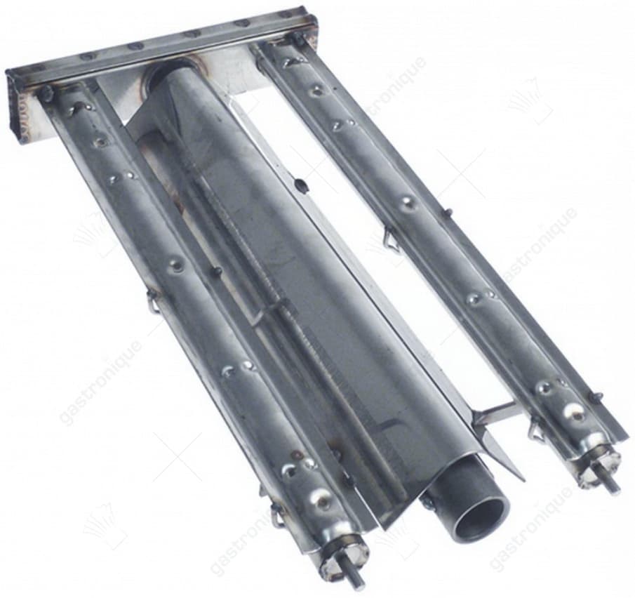 staafbrander 2-rijen L 400mm B 205mm H 45mm lavasteengrill
