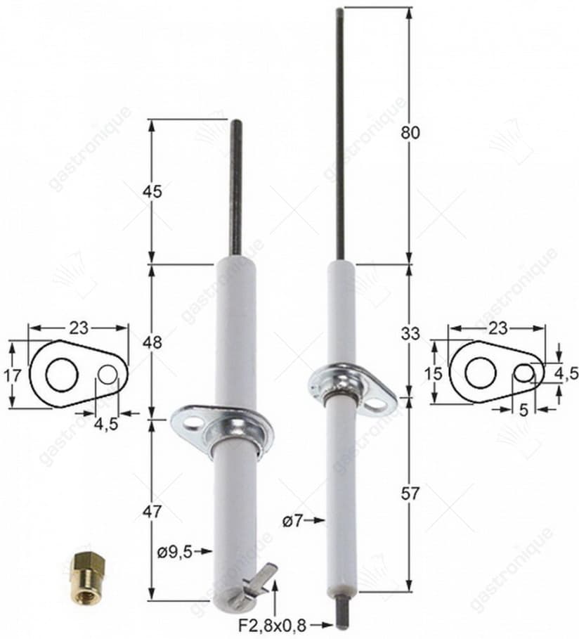 bougie ontstekingskabels/vlamdetectie - Image 1
