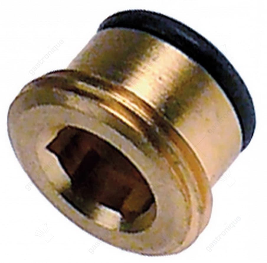 plug draad 3/8" met o-ring L 12mm SB 8 koper passend voor MERTIK
