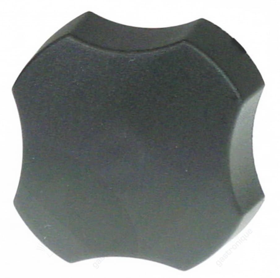 zwarte knop ø 60 mm