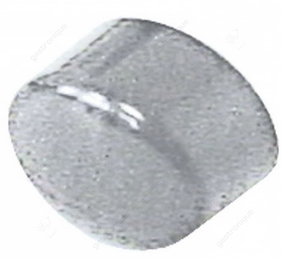 knop ovaal 17x13 mm grijs clair