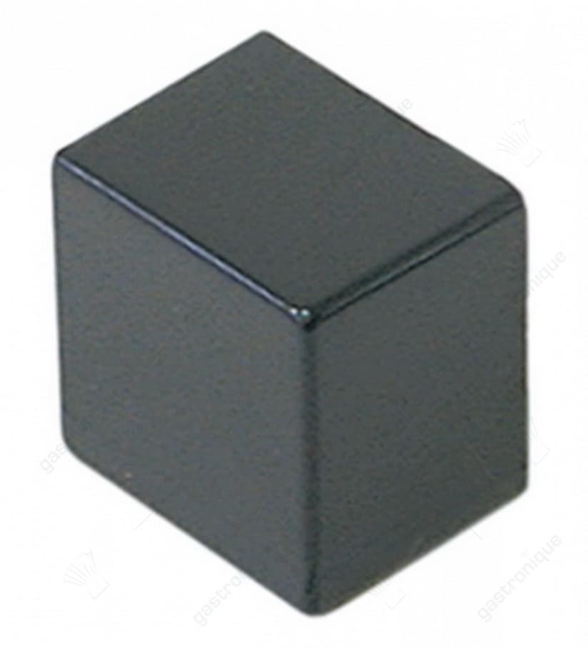 zwarte beschermkap 23x23 mm