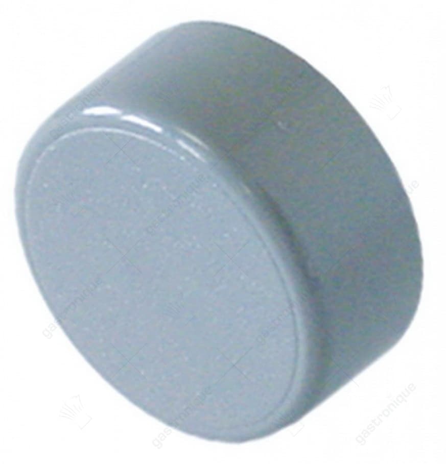 ronde drukknop grijs ø 23 mm