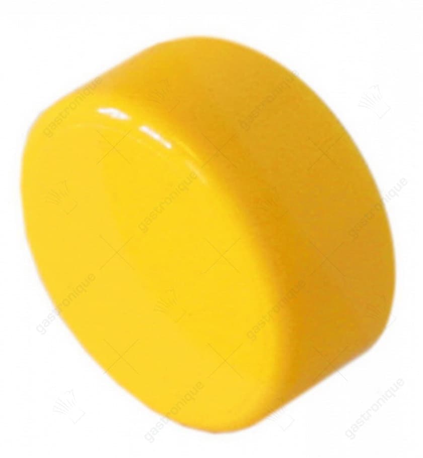 ronde drukknop geel ø 23 mm