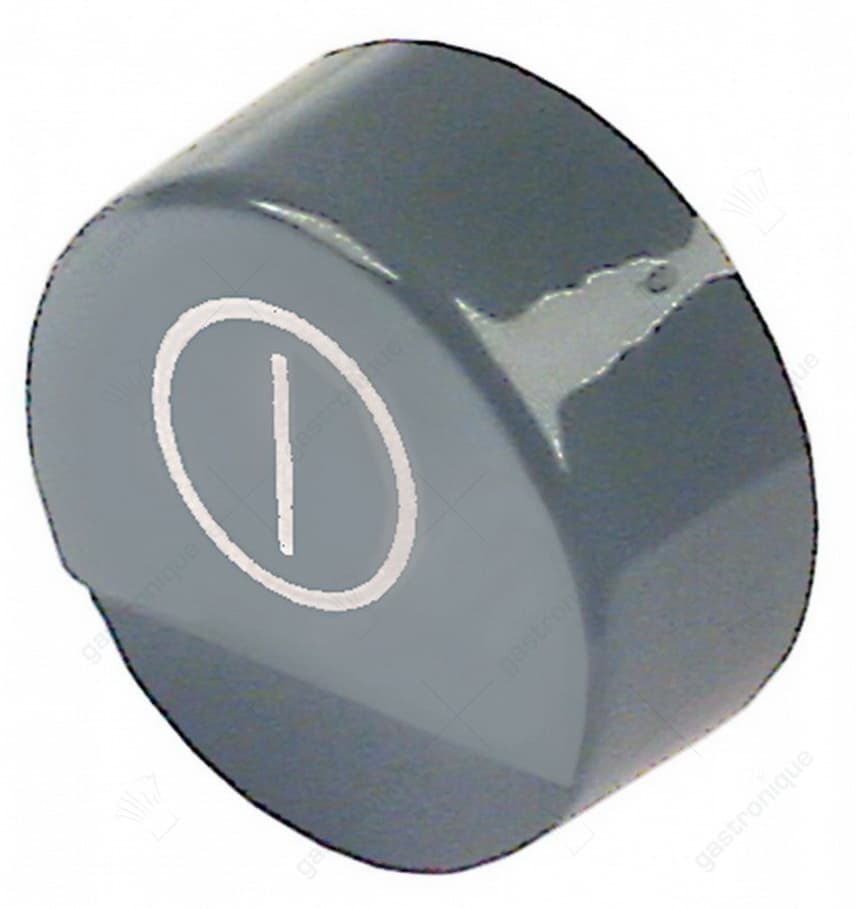 ronde drukknop grijs ø 23 mm