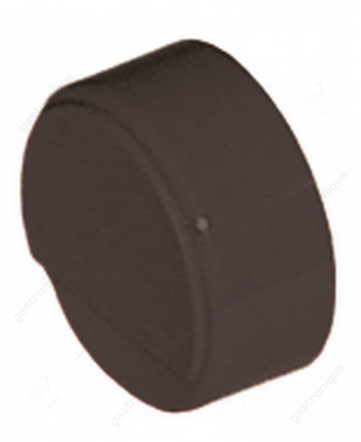 ronde drukknop zwart ø 23 mm