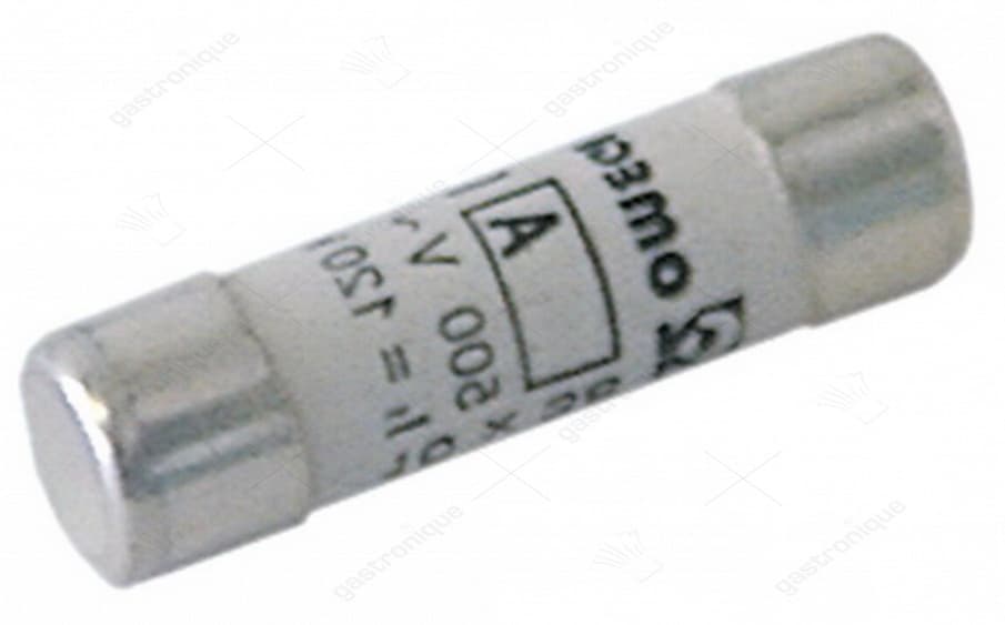 fijnzekering grootte ø10x38mm 2A maximale spanning 500V type gI snel vpe 10stuk