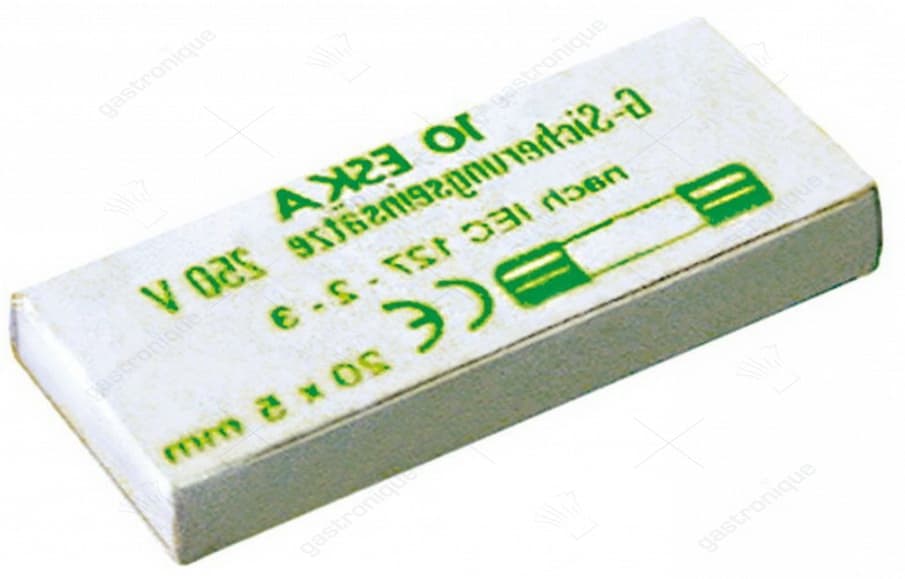 glaszekering 5 x 20 mm 8A traag (10 stuks)