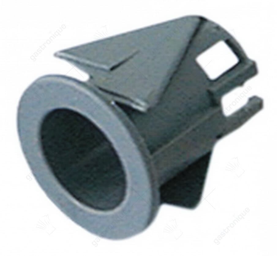 elementhouder inbouw ø 16mm vlak grijs