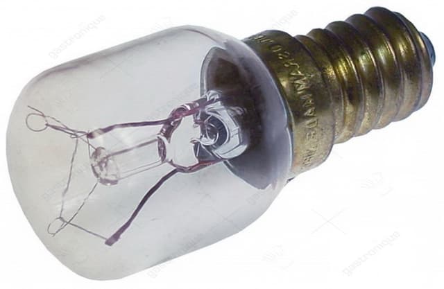 gloeilamp t.max. 300°C fitting E14 25W 230V ø 25mm L 55mm glas L 30mm voor oven 120 1000 - Thumbnail 2