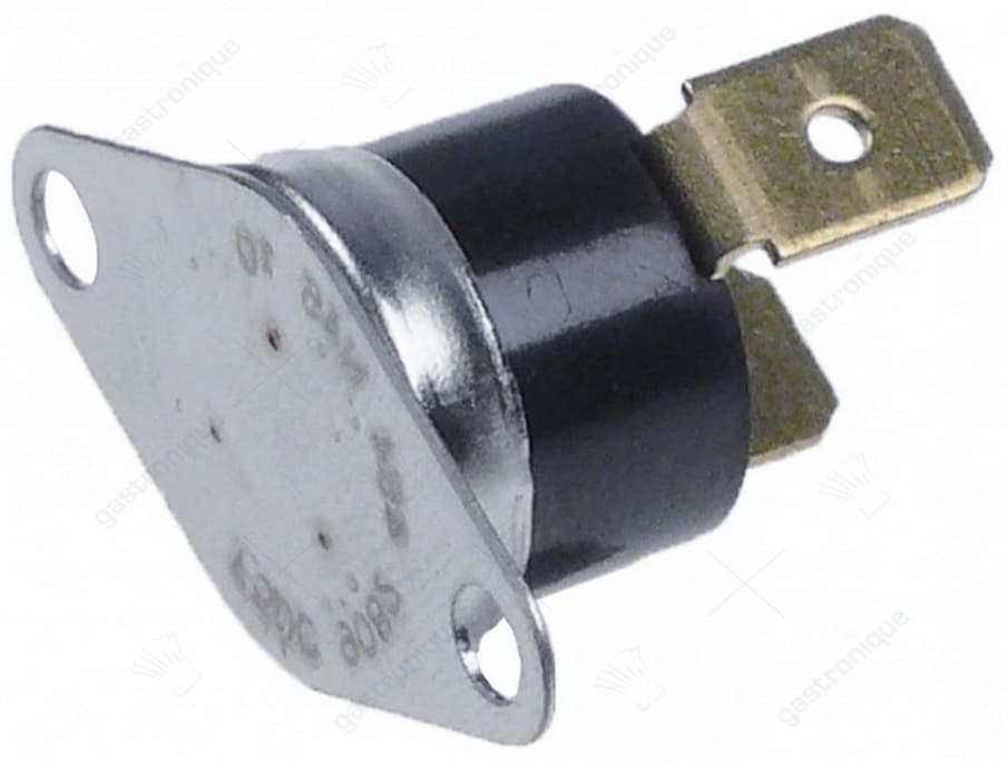 clixonthermostaat LA 23,5mm inschakeltemp. 50°C 1NO 10A aansluiting F6,3