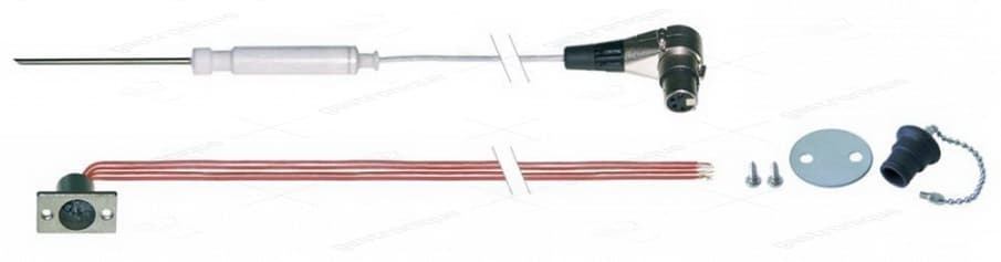 penetration probe set pt100+plug+cap