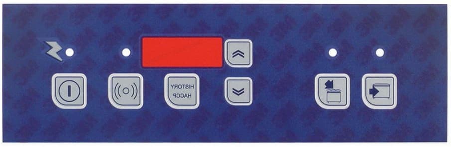 bedieningsfolie voor bainmarie blauw passend voor ELECTROLUX, ZANUSSI - Image 1