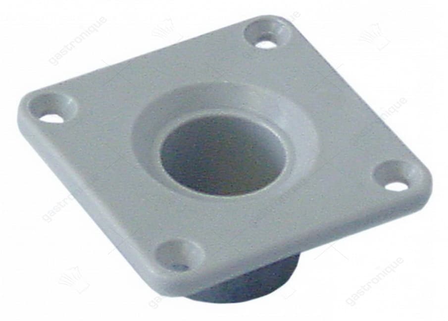 wasarmhouder inbouwpositie boven H 26mm D1 ø 28mm ID ø 21mm flens 54x54mm