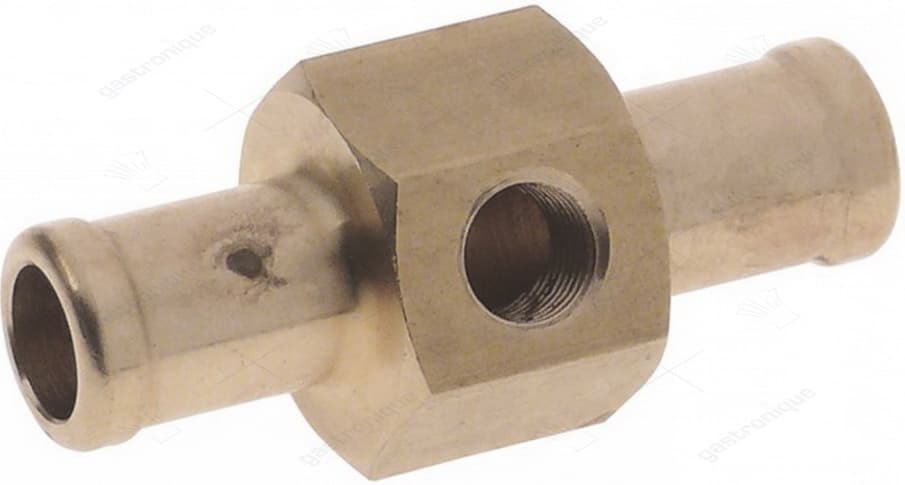 t-hose end fitting of brass