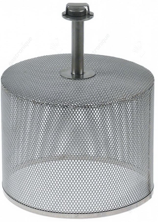 filter ø 195mm H 150mm RVS met as totale hoogte 250mm