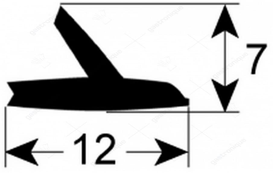gasket profile adhesive 570 mm - Image 1