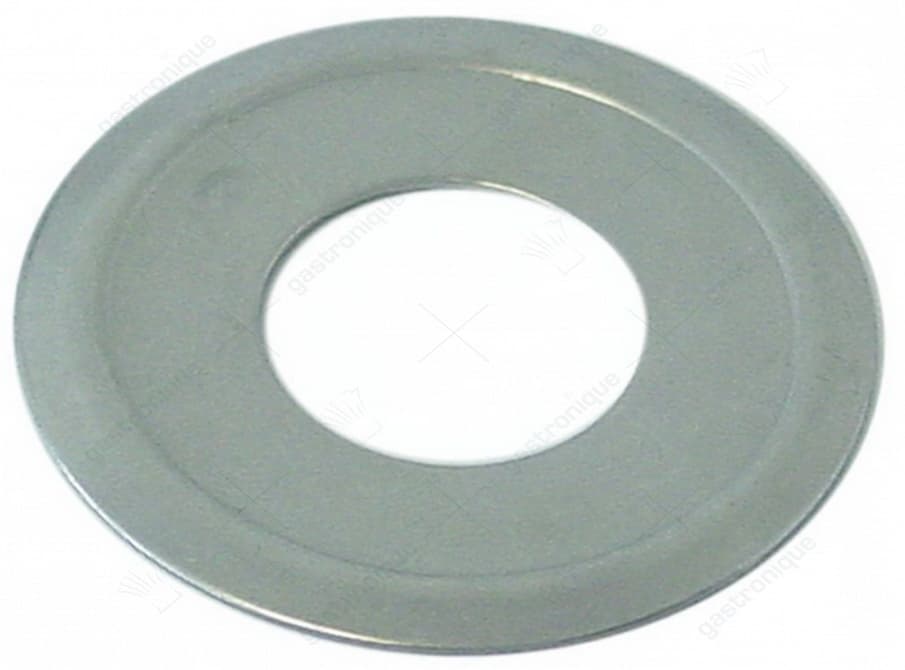 schijf rvs 50x22x1 mm