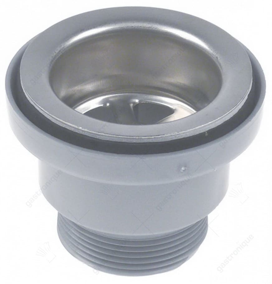 afvoerplug inox pvc ø 1"1/2