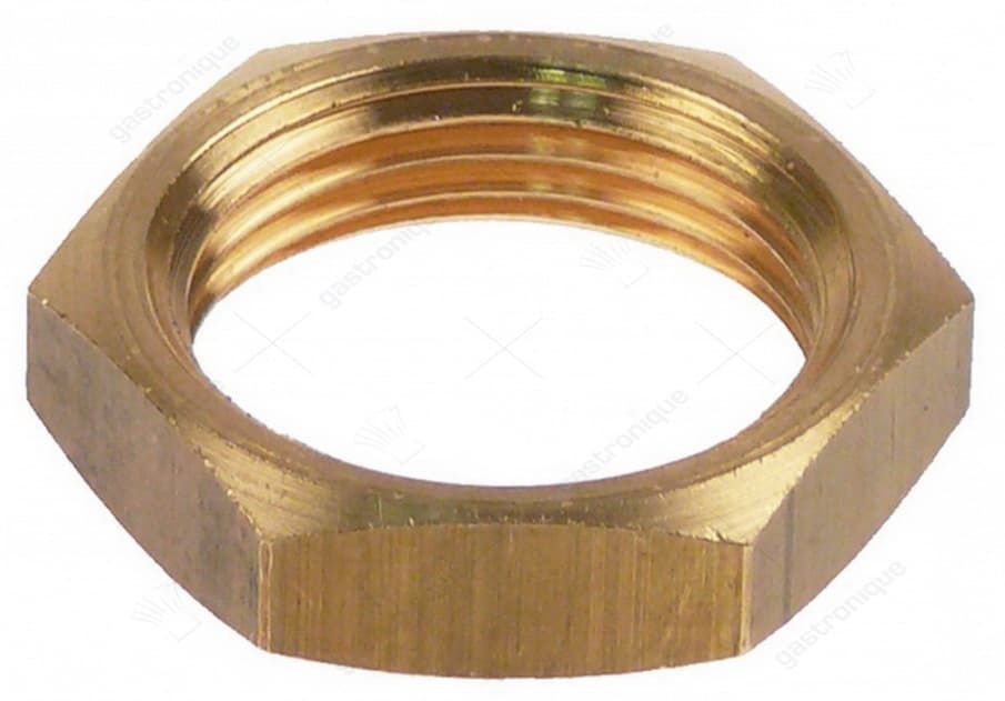 moer draad 3/4" H 8mm SB 32 koper vpe 1stuk 