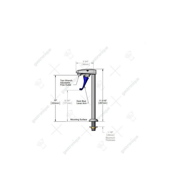 T&S glasvuller 25 cm - Thumbnail 2