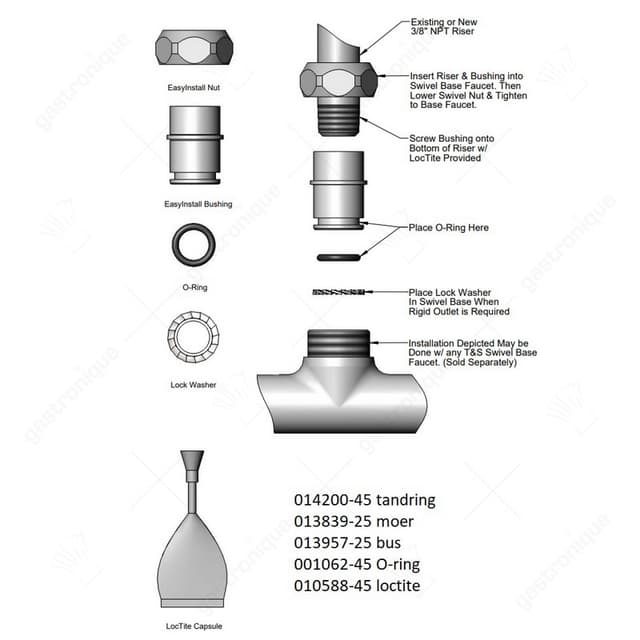 Reparatie set stijgbuis - Thumbnail 2