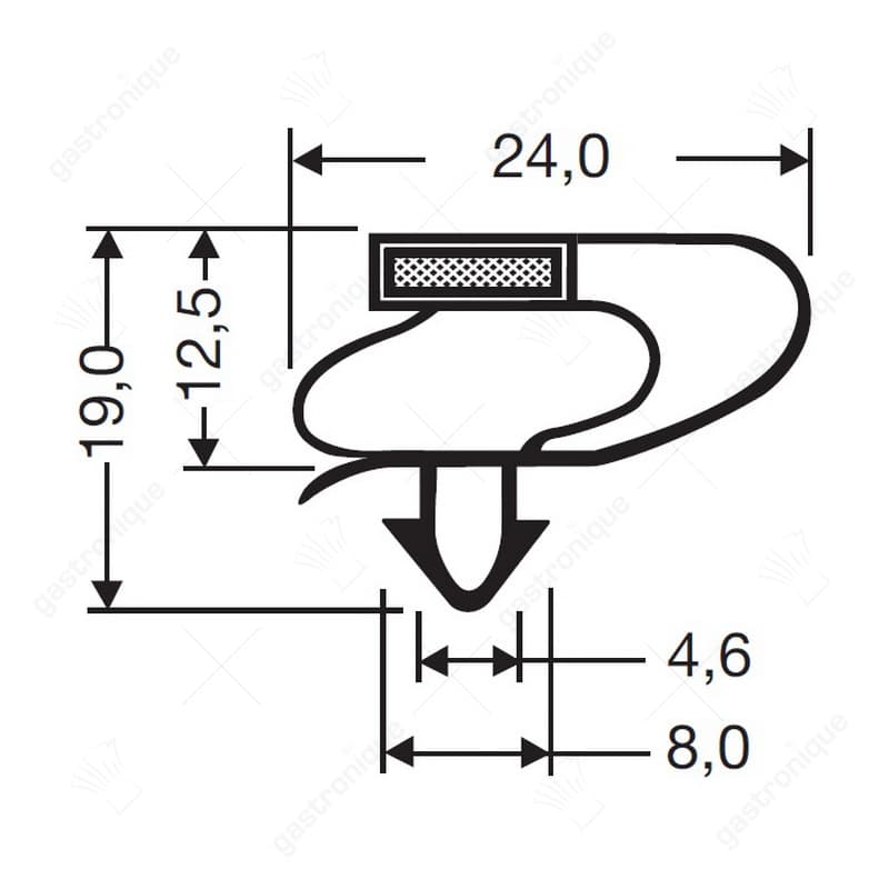 koelrubber 512 mm x 414 mm - Image 1
