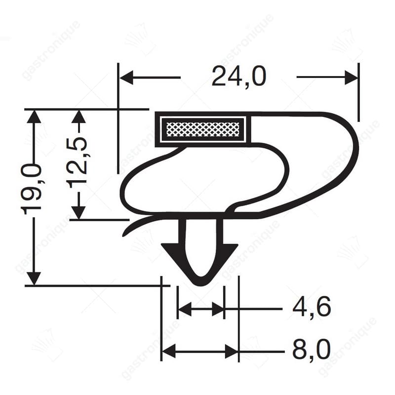Deurrubber 511 x 415 mm - Image 1