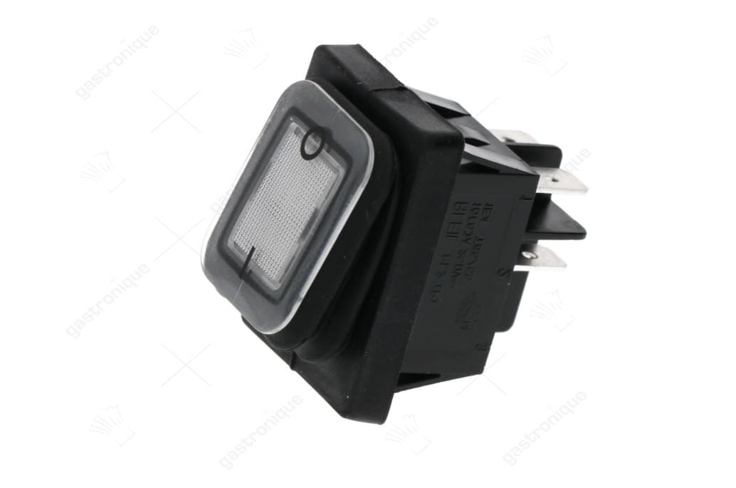 schakelaar 2-polig wit 16a 250v - Image 1
