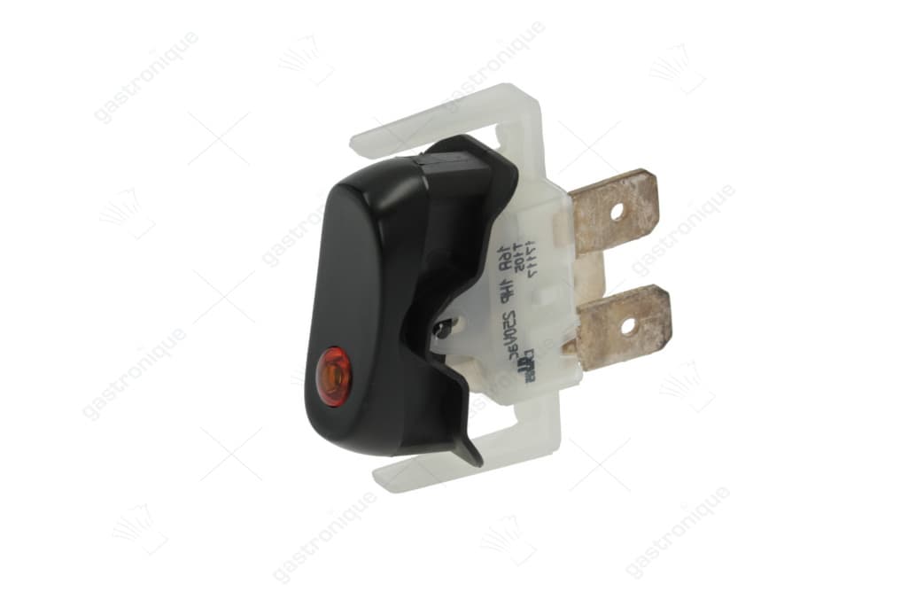 2 polige schakelaar zwart 16a 250v