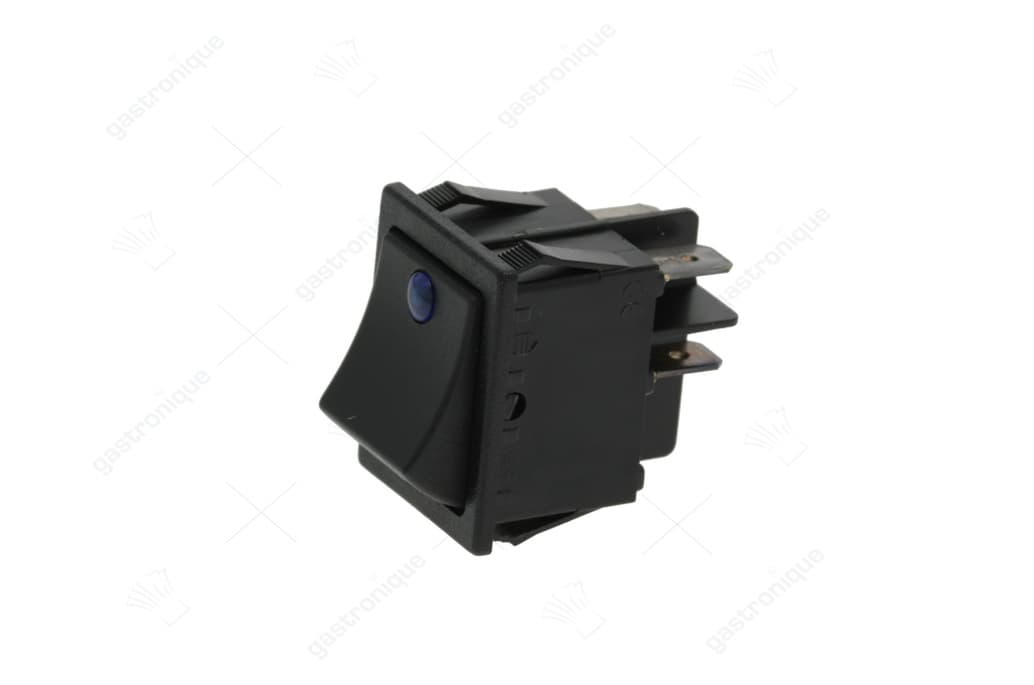 2 polige schakelaar zwart 16a 250v