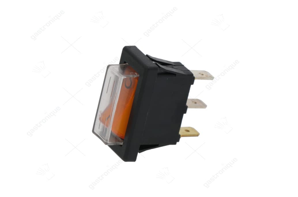 1 polige schakelaar oranje 250v