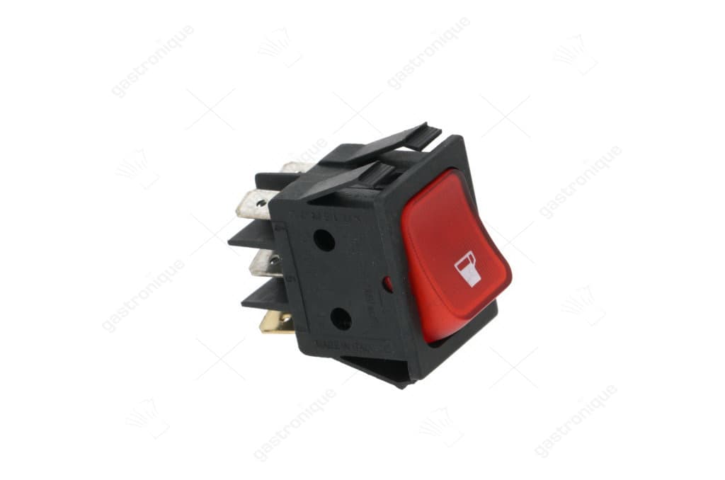 interrupteur bipolaire rouge 16a 250v