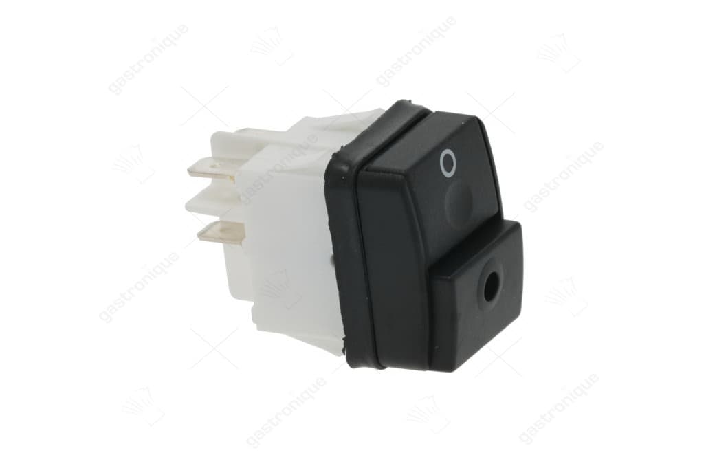 2 polige schakelaar zwart 16a 250v