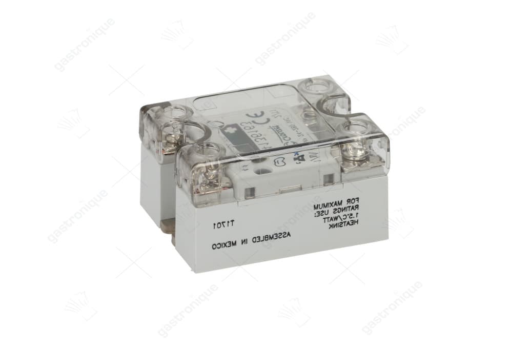 aansluitblok solidstate relais CROUZET fasen 1 25A 24-280V 3-32VDC L 58mm B 45mm schroefaansluiting
