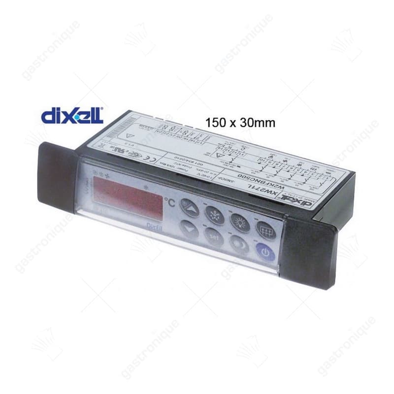 elektronische regelaar DIXELL XW271L-5N0C0 inbouwmaat 150x30mm inbouwdiepte 65,5mm 230V - Image 1