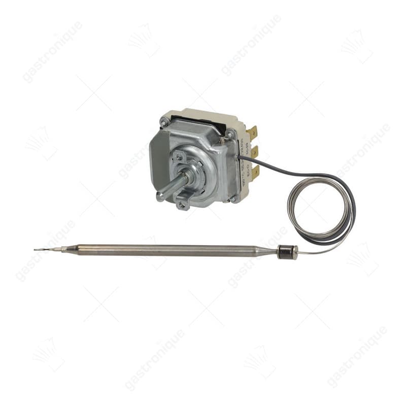 Thermostaat 118°-190°C 3-polig wisselcontact voeler 133/Ø6mm capillair 880/350mm