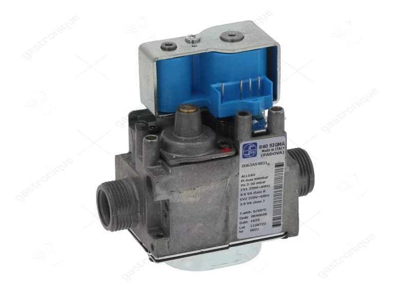 gasventiel type 220V 60Hz gasingang 3/4" gasuitgang 3/4" drukbereik 2-50mbar