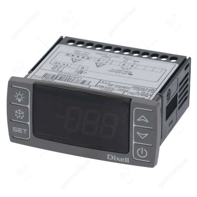 elektronische regelaar DIXELL XR10CX-5N0C1 inbouwmaat 71x29mm 230V spanning AC NTC/PTC