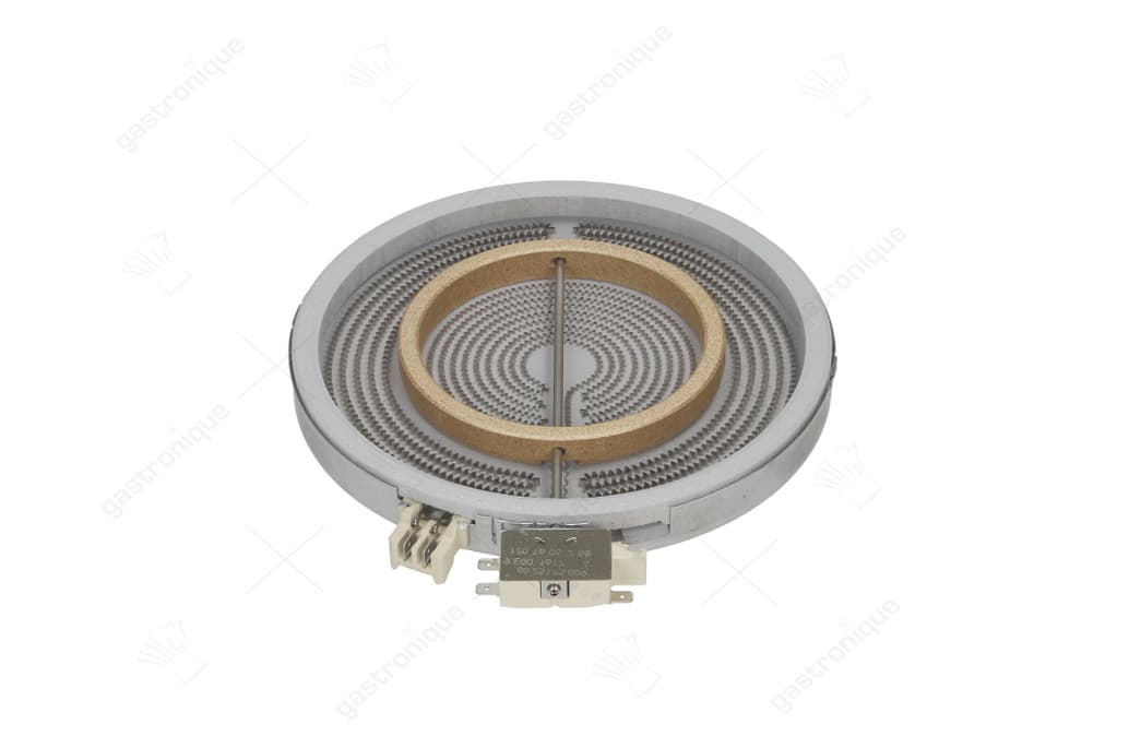 Stralingselement 2200W W 230V VC 2 ø 230mm met kartelmes verwarming met temperatuurmelder