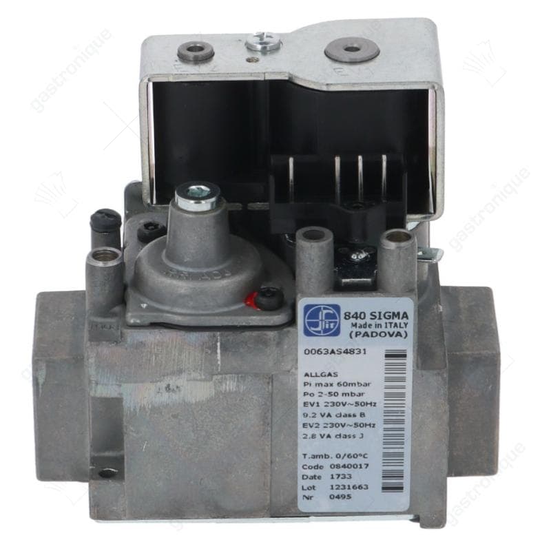 gasventiel type Sigma 230V 50Hz gasingang 1/2" gasuitgang 1/2" drukbereik 2-50mbar - Image 1
