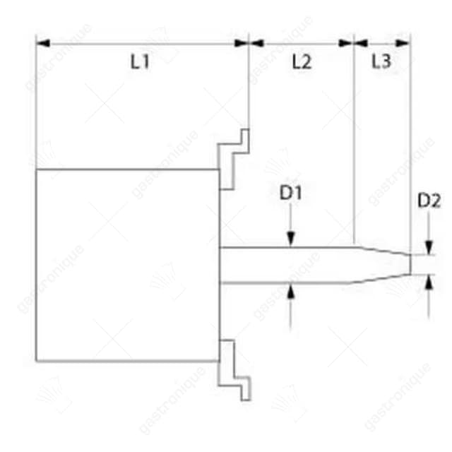 ventilatormotor 380-415/380-460V fasen 3 50Hz 0,04/0,37kW 710/1350U/min snelheid 2 L1 170mm l7rw84d-208 - Thumbnail 2
