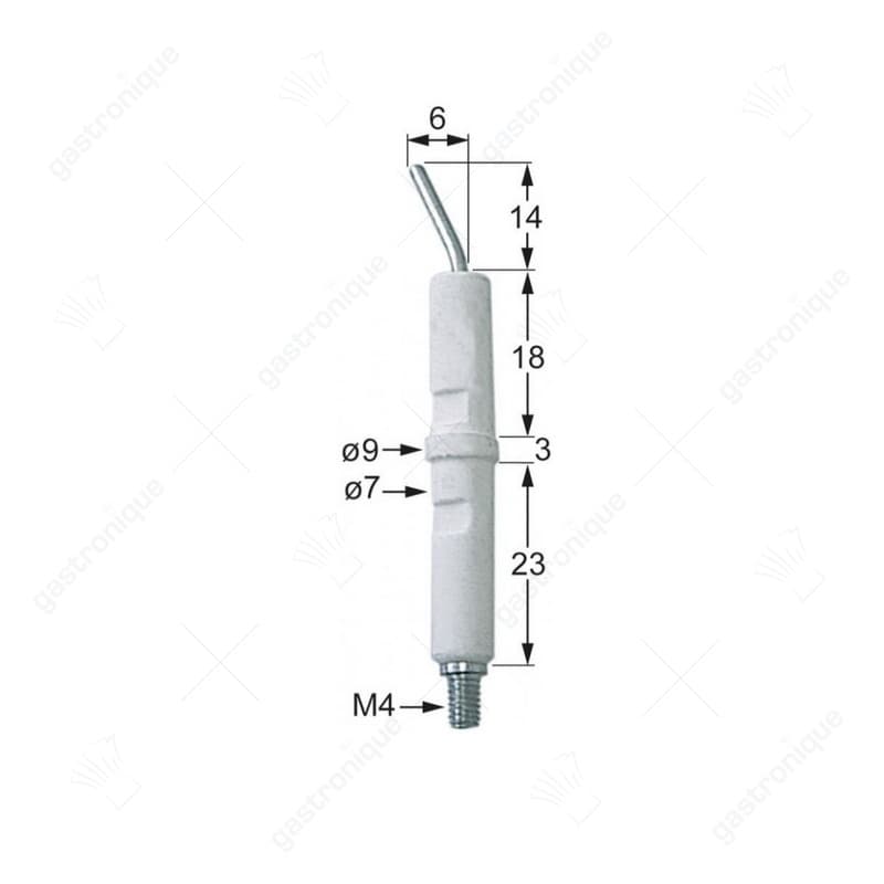 bougie piezo aansluiting M4