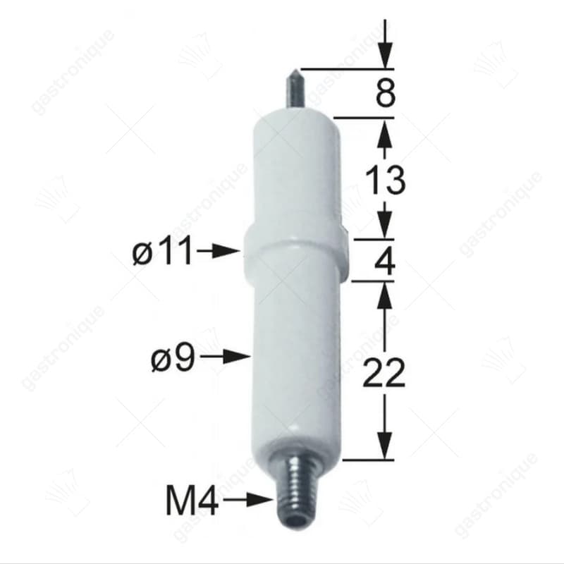 BOUGIE ONTSTEKINGSKABELS ROND ø 9x39 mm - Image 1